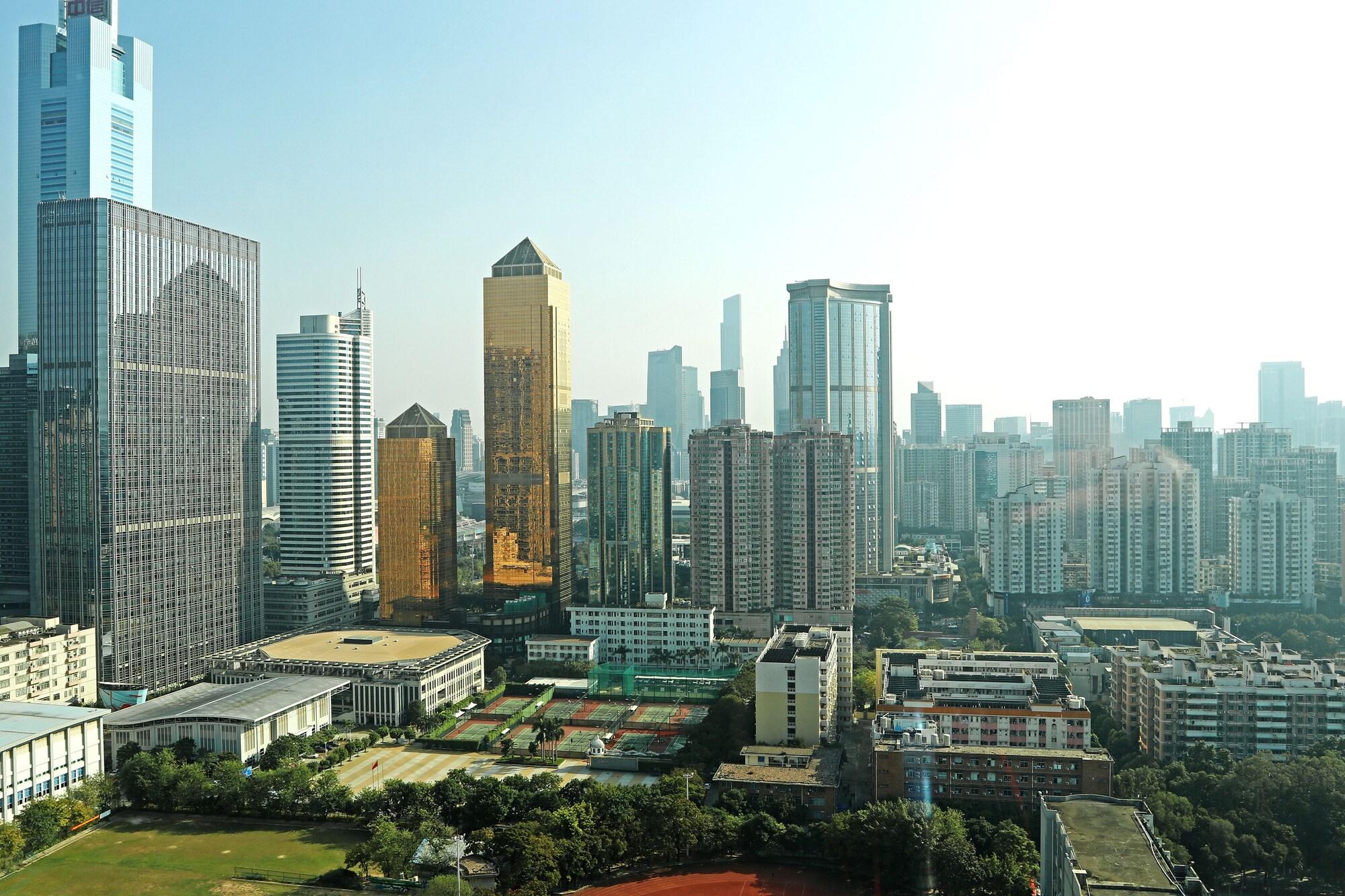 Hilton Guangzhou Tianhe - Free Shuttle Bus And Registration Counter Available During Canton Fair Period Exterior foto Shenzhen