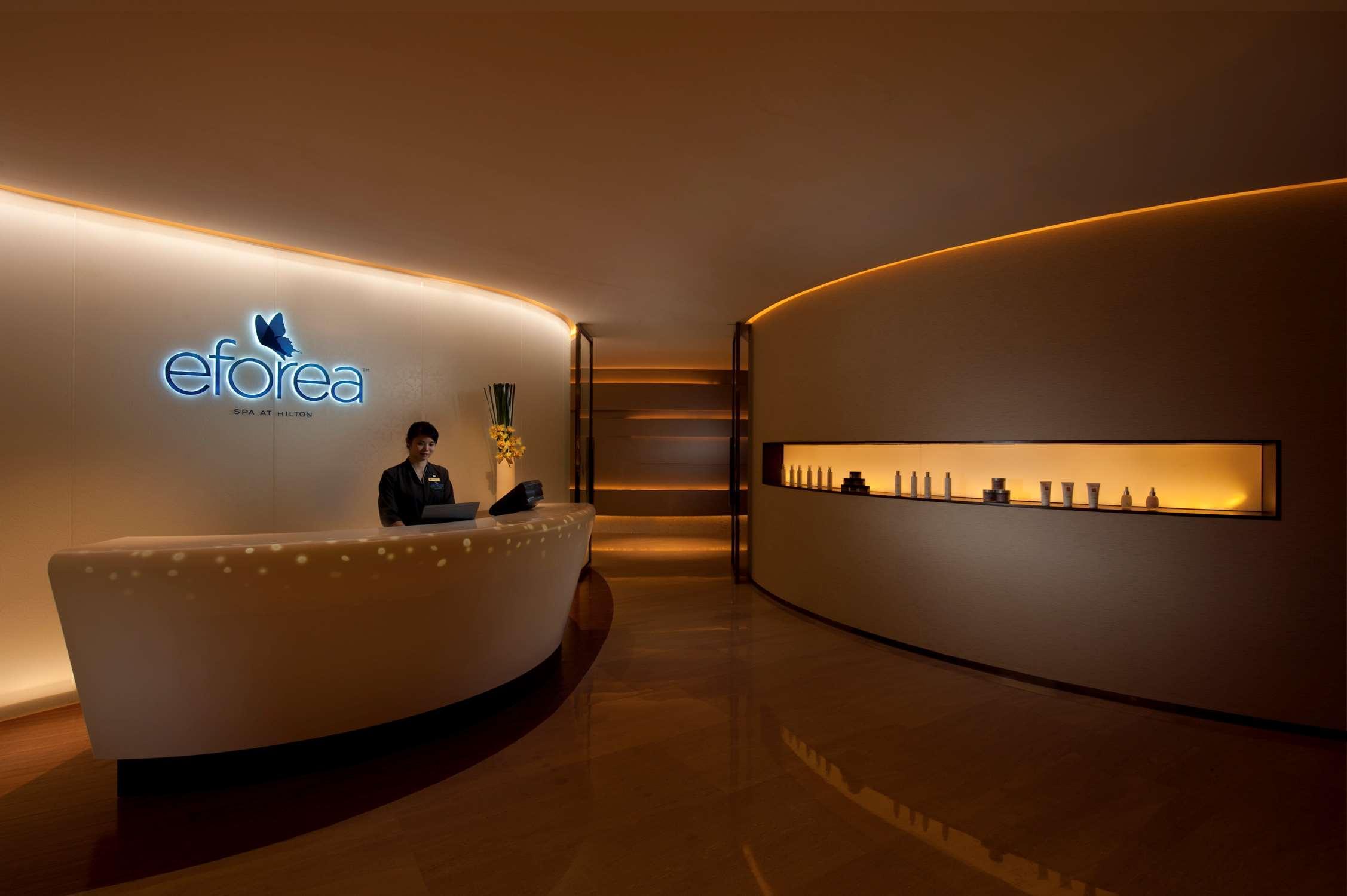 Hilton Guangzhou Tianhe - Free Shuttle Bus And Registration Counter Available During Canton Fair Period Einrichtungen foto Eforea Spa